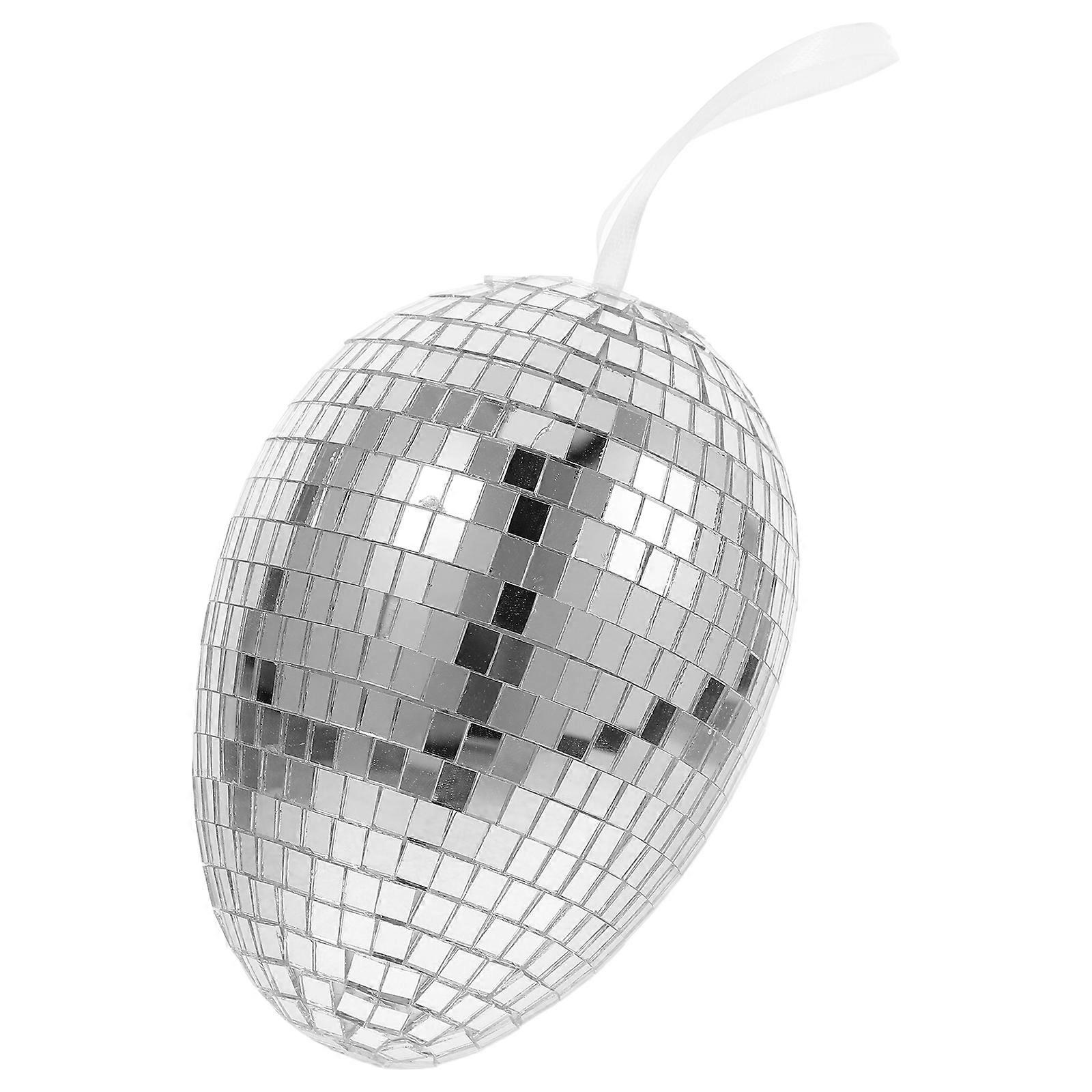 Hanging Disco Ball For Party Mini Disco Ball Small Silver Ball Reflective Ornaments Decorative 1Pack