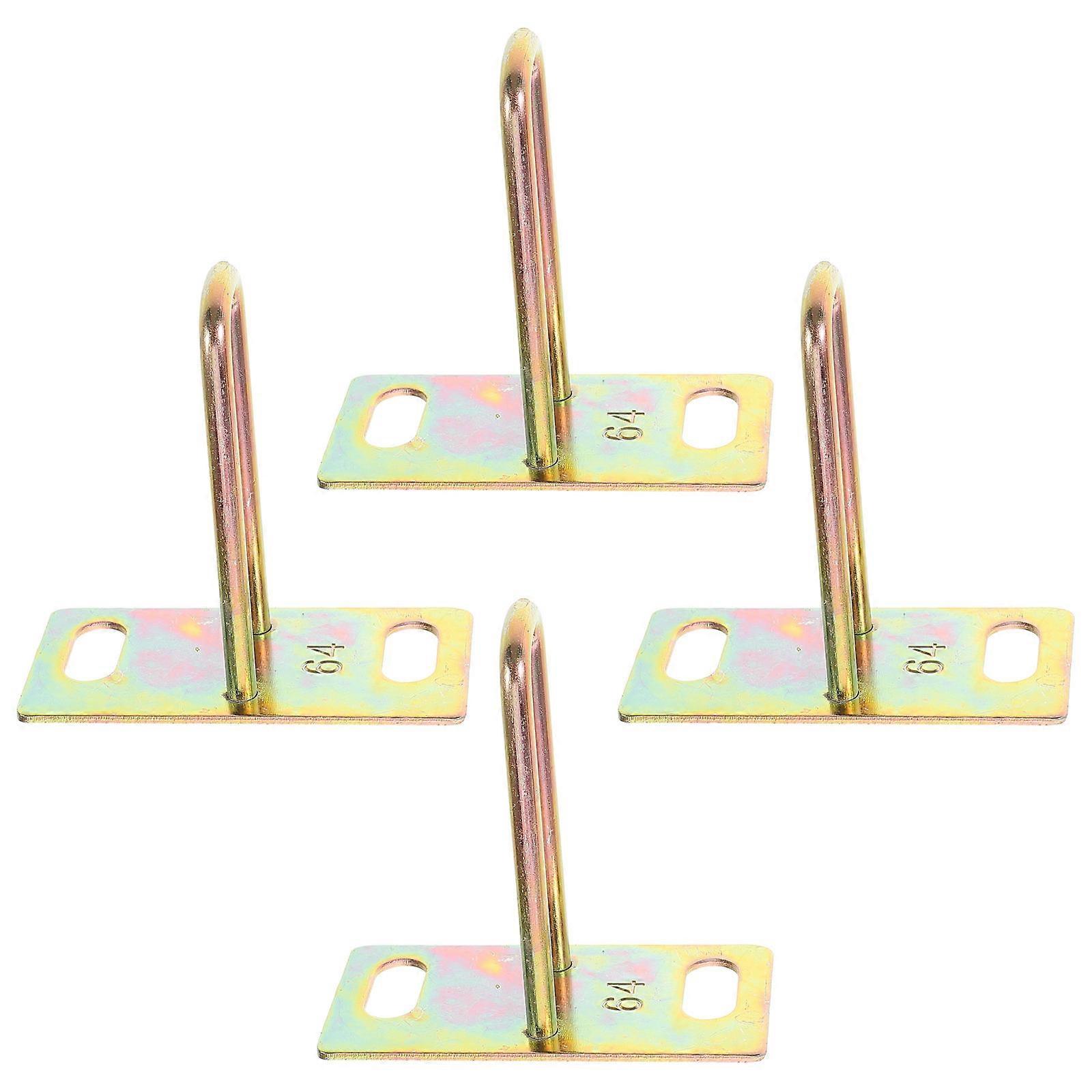 Theft Prevention Electric Motorcycle Seat Cushion Locks Hook Shape Metal Locking Mechanism For Long-distance Travel 4Pcs