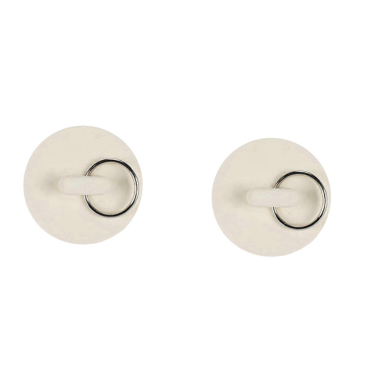 1 1/4in White rubber wash basin bathtub plug sink plug