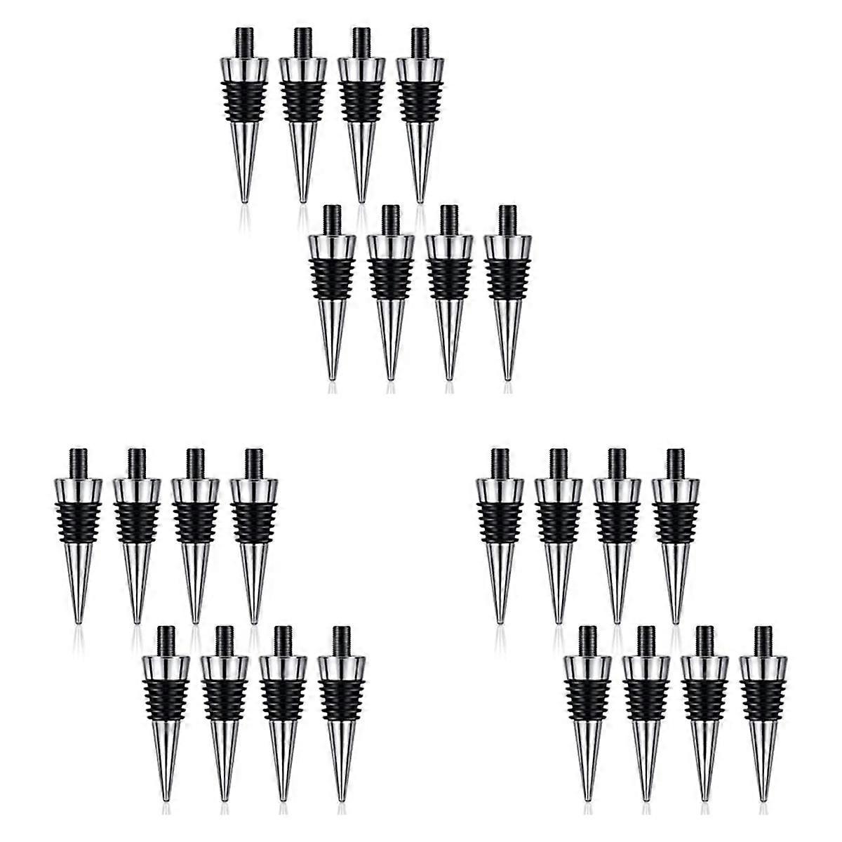 8 Pieces Metal Blank Wine Stopper Kit Set for Wedding Wine Party Bar