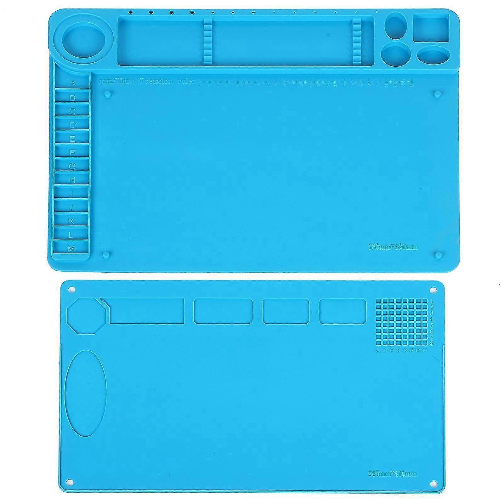 المغناطيسي العزل الحراري سيليكون الوسادة حصيرة الاستاتيكيه لحام الهاتف PC مكتب العمل الوسادة