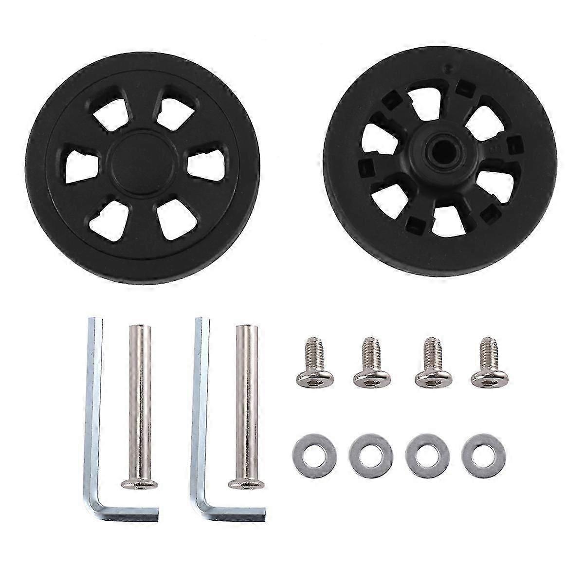 60mm x 12mm αντικατάσταση βαλίτσας βαλίτσας PU αντικατάστασης τροχών αποσκευών ανθεκτική στη φθορά προστασίας του περιβάλλοντος