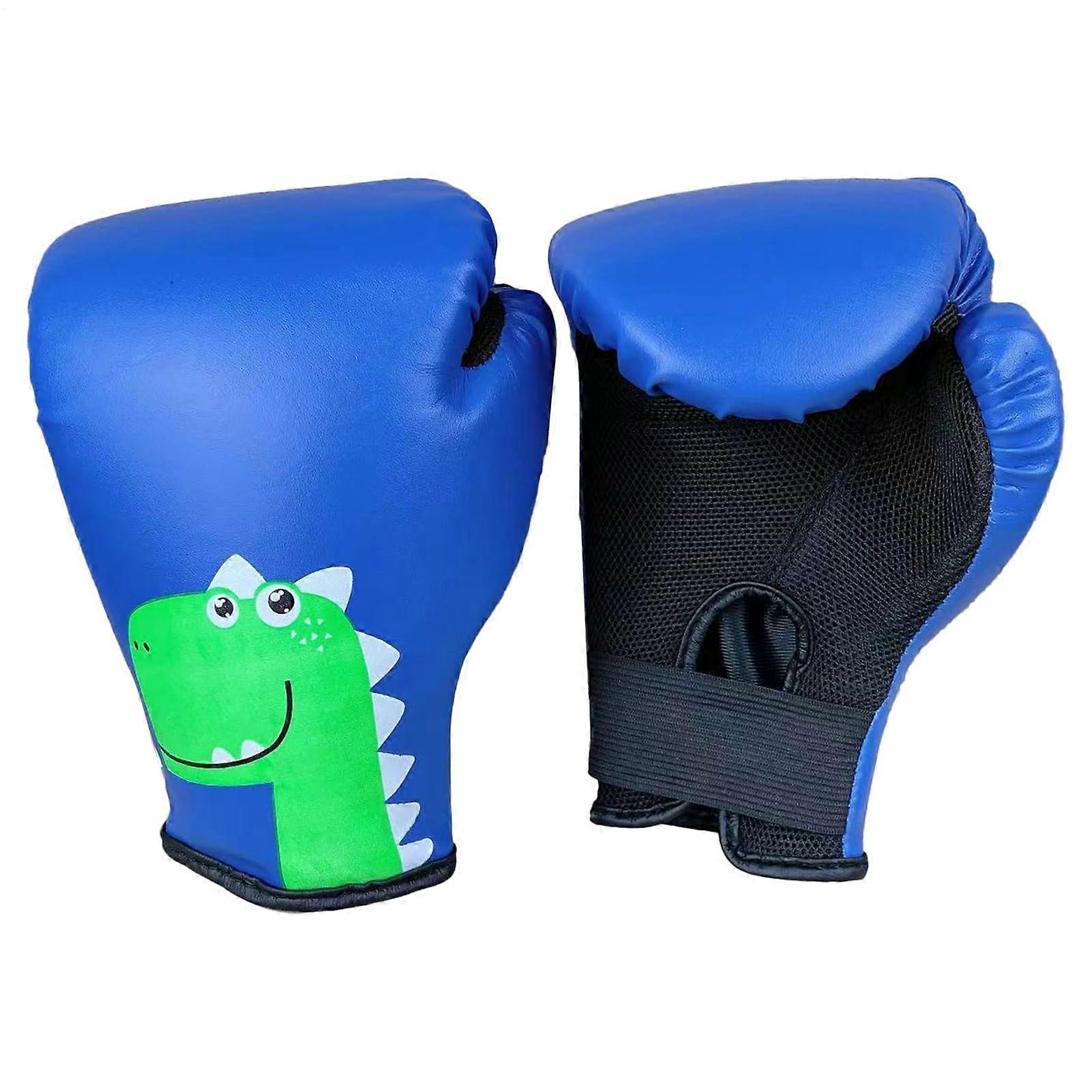 KinderSparringHandschuhe, atmungsaktive Boxhandschuhe, blau