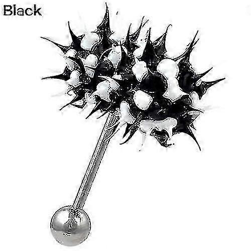 Unisex Cool Punk Hammer Form vibrerende Tongue Bar Stud Body Piercing smykker