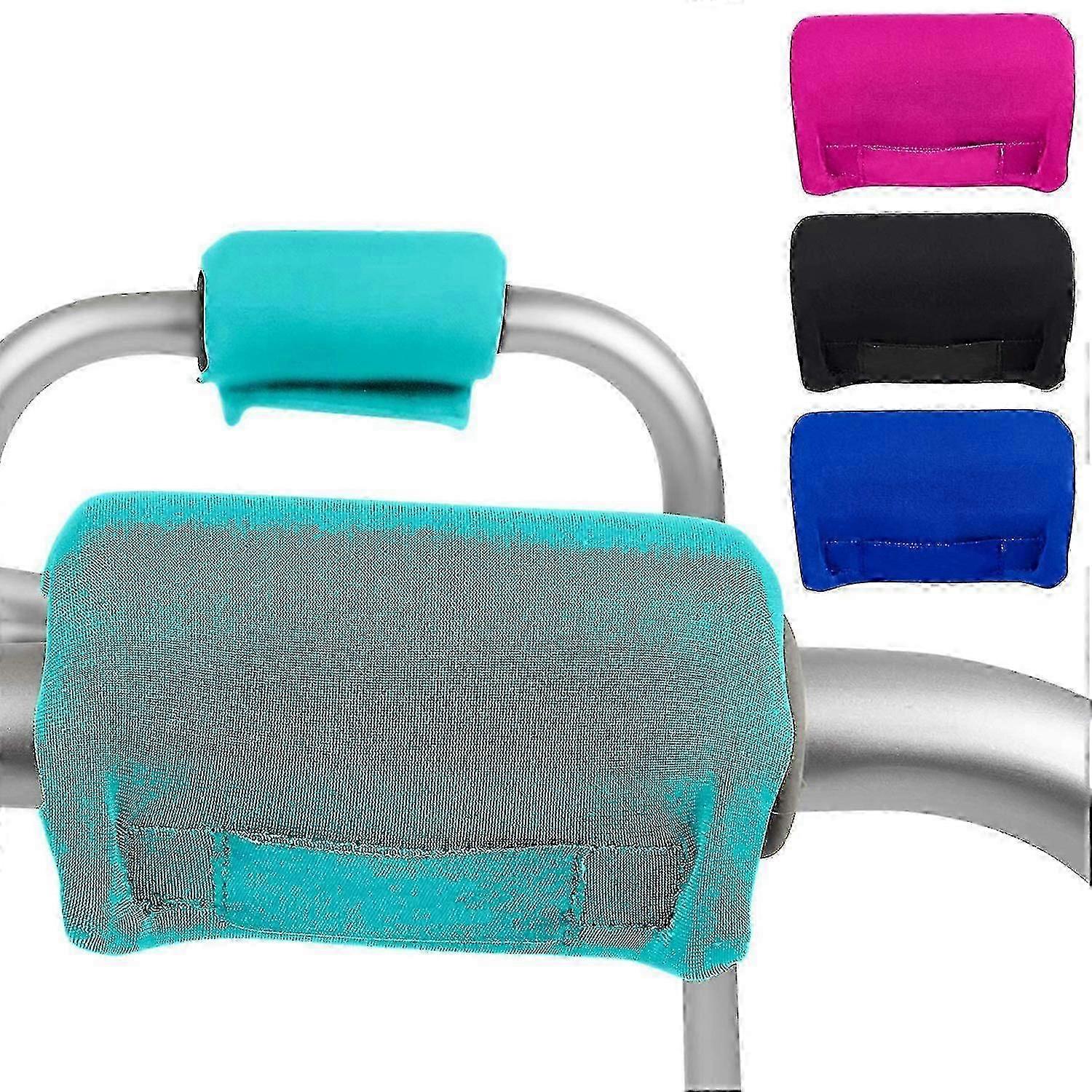 Walker Padded Hand Grip Covers, Mobility Aid Hand Pads, Walker Handle Covers - Green