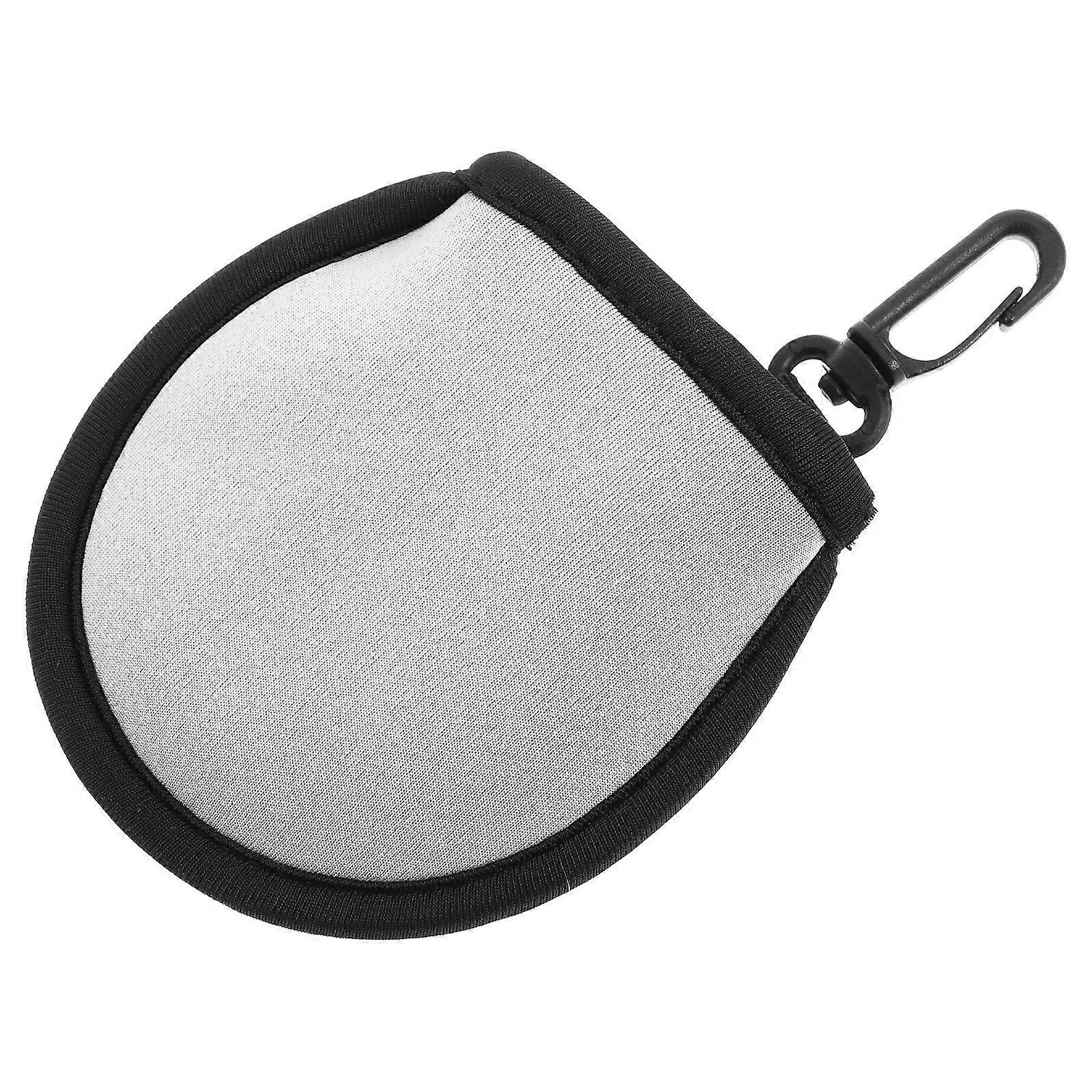 Portable Golf Ball Washer Pocket Golf Ball Holder With Hanging Clip Rectangular Shape Waterproof 1Pack