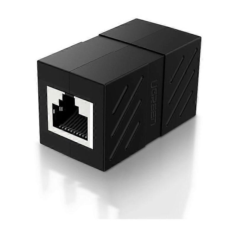 Network connector, 10Gbps RJ45 Ethernet network cable connector, black