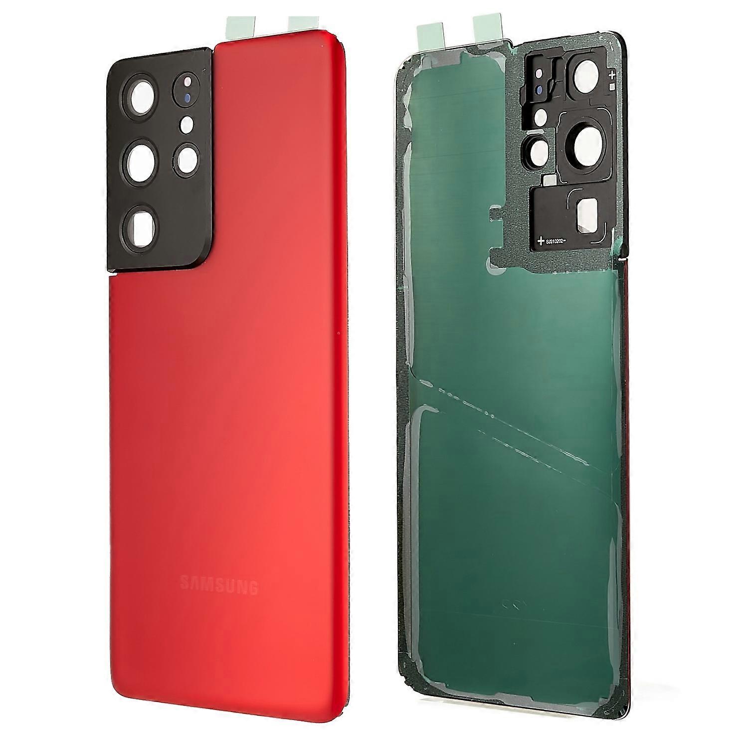 For Samsung Galaxy S21 Ultra 5G G998 Battery Housing with Adhesive Sticker Camera Lens Cover