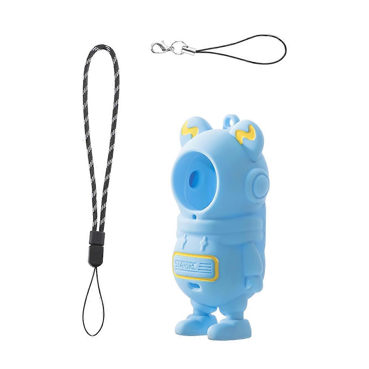 for GO 3 Camera Silicone Case Spaceman Silicone Protective Cover Anti-Drop Body Protector Blue