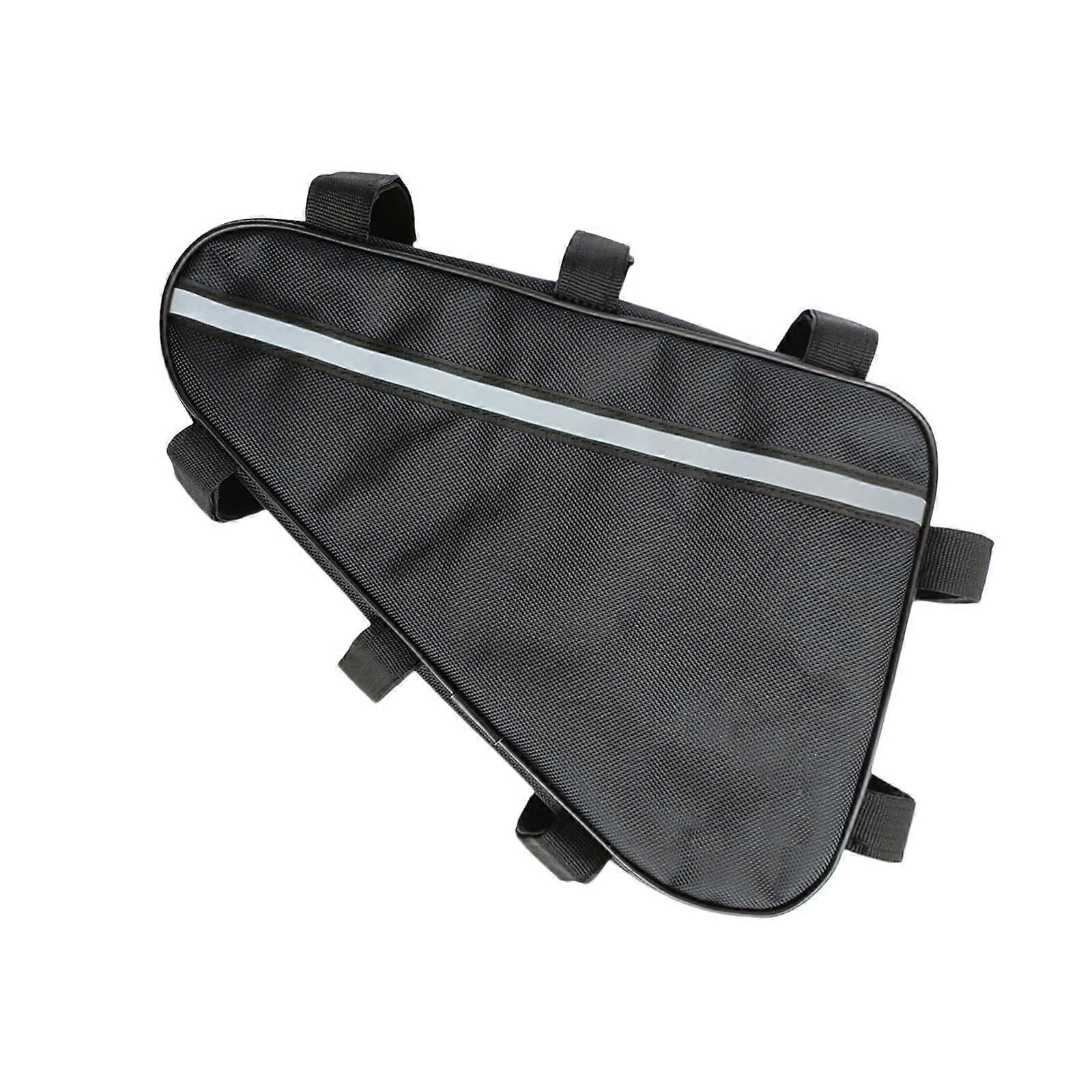 Top Tube Saddle Bag for Electric Scooter and Bicycle Battery Pack, Triangular Storage Bag, Waterproof, Universal Fit