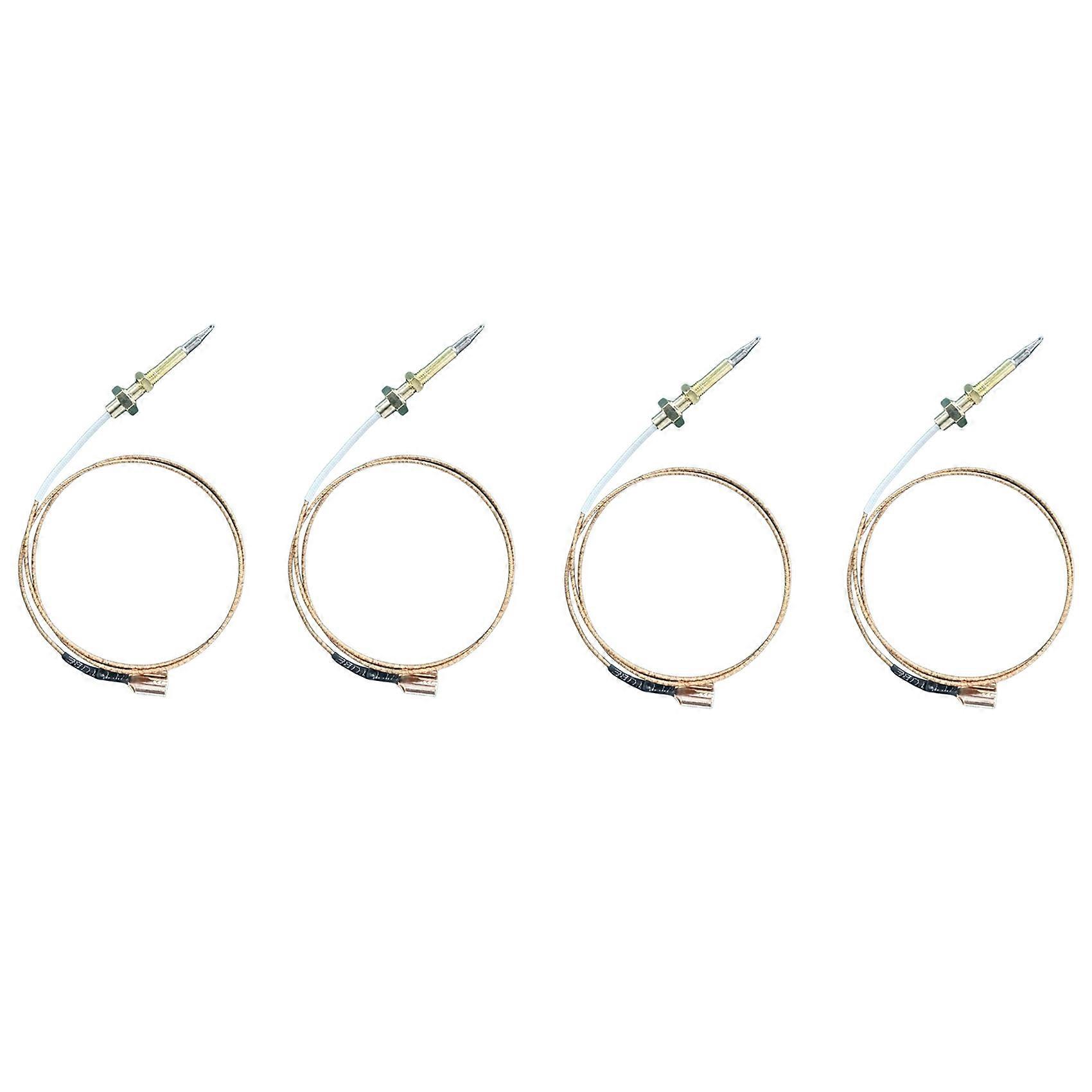 4X Screw Gas Stove Thermocouple Heater Burner Cooker Universal Fireplace Parts Digital Temperature C