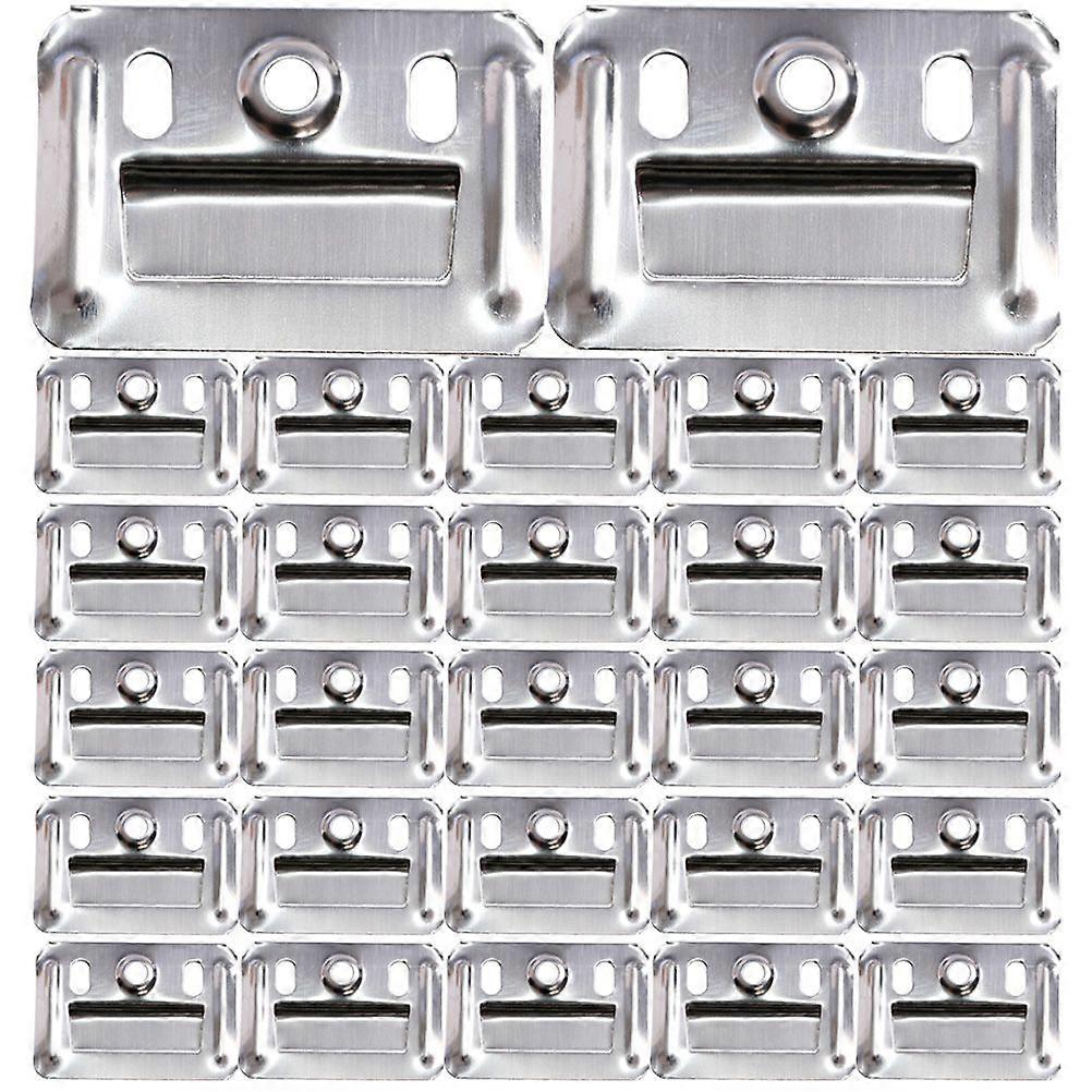 100stk Wall Panel Buckle Replacement Rustfritt stål Møbler Buckle Clamp