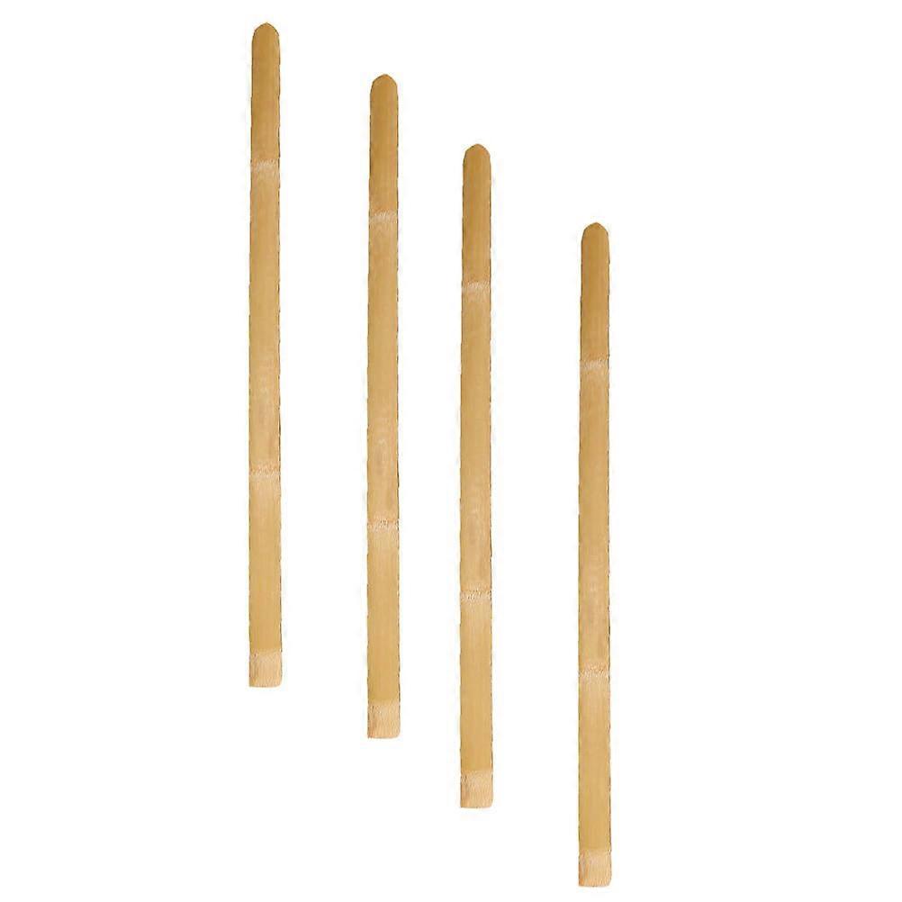 Baking Accessories Bamboo Pancake Turning Sticks Home Use Khaki 4Pcs