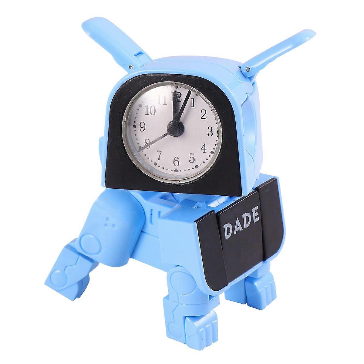 Bedside Clock Toy Robot Shaped With Timer For Students 1Pcs