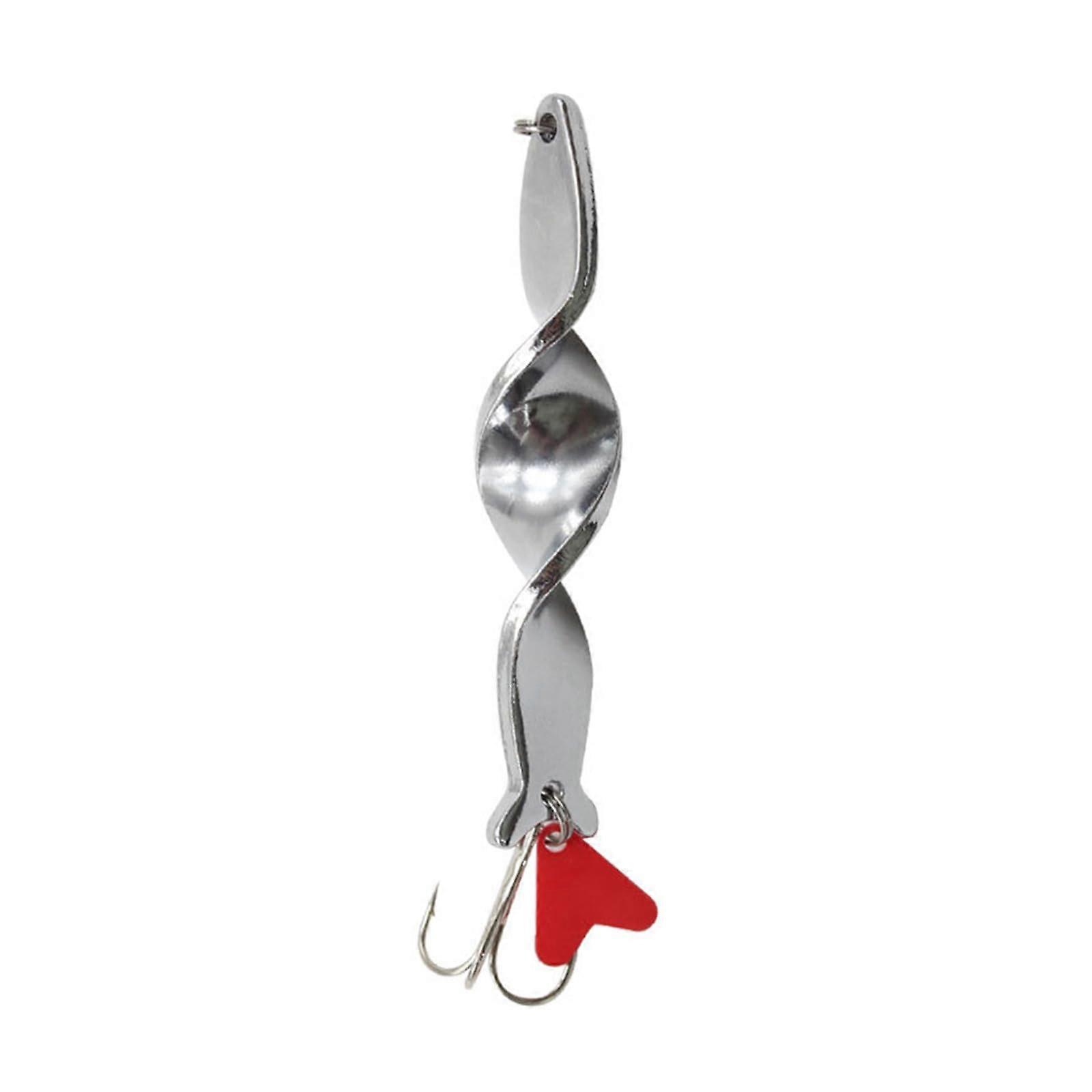 Schleppspiralen Long-Wobble Spoon Lure With Carbide Spinner, Rotation, And Sequins - Fishing Accessories