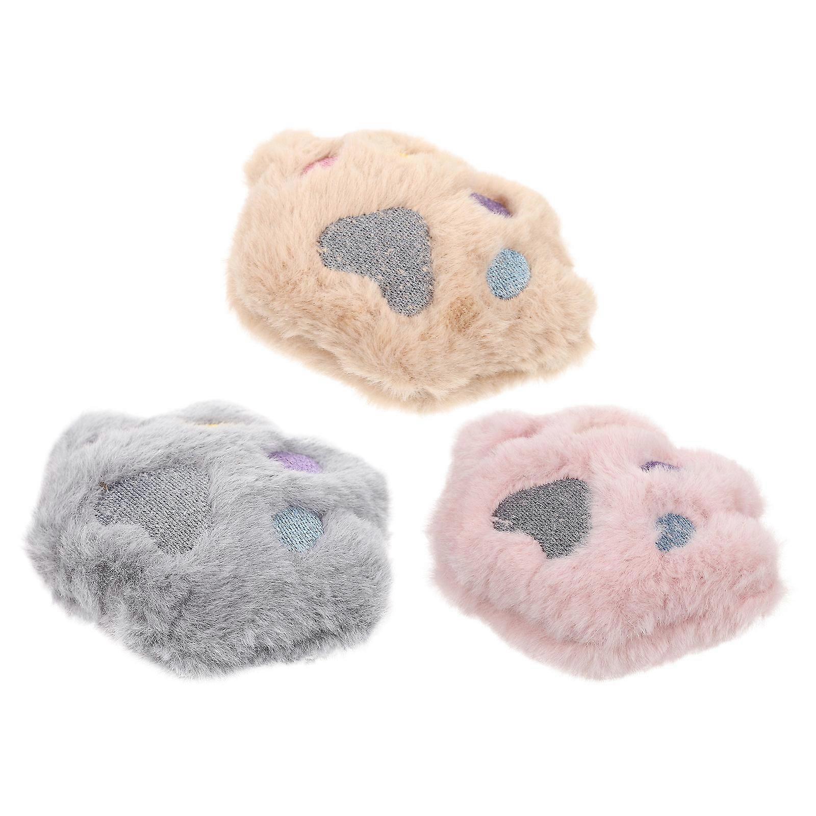 Chewing Toys For Cats Creative Plush Catnip Cat Molar Little Toys Funny Scratch Bite Supplies Beige 3Pcs