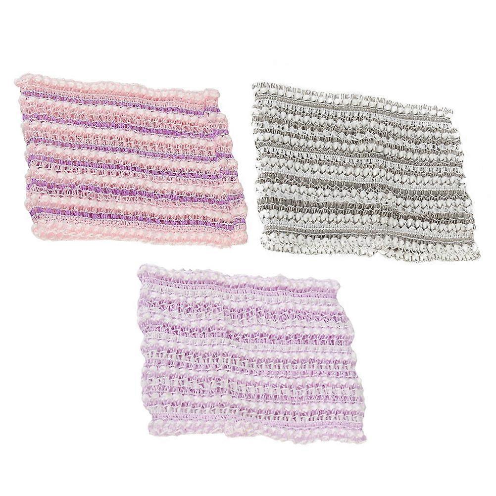 Elastic Mesh Headband for Washing Face at Home with Gentle Breathable Polyester Material Assorted Color