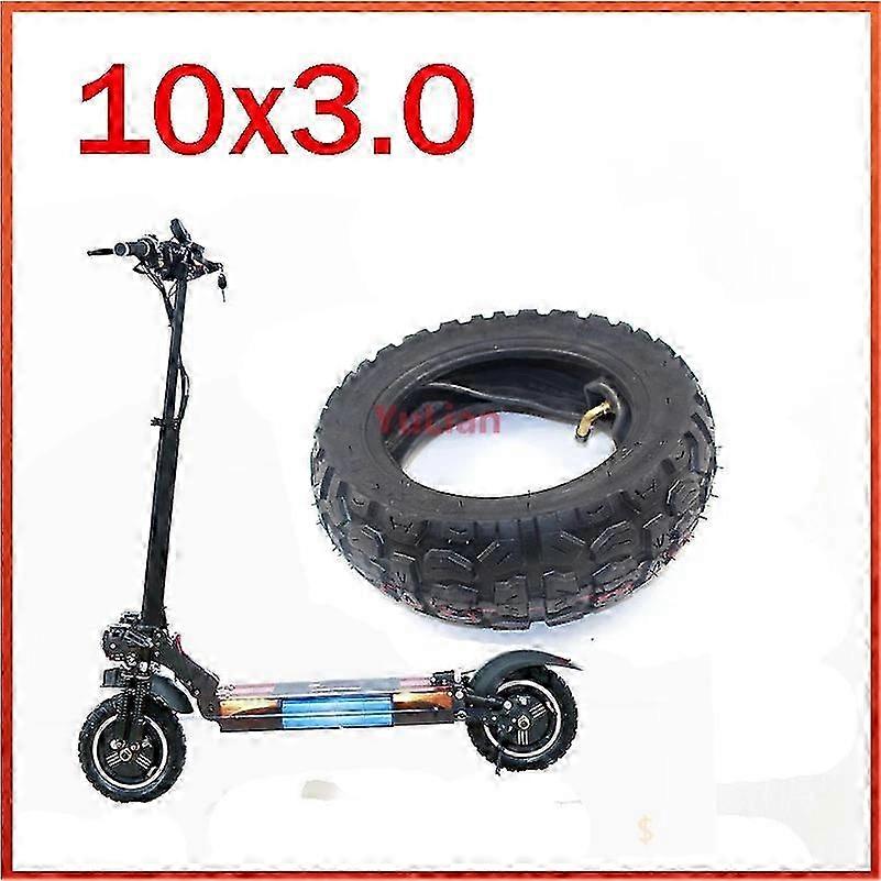 All-terrain Tires for Electric Scooters, Thickened and Widened Inner and Outer Tires 10x3.0 for Suitable Brand Models