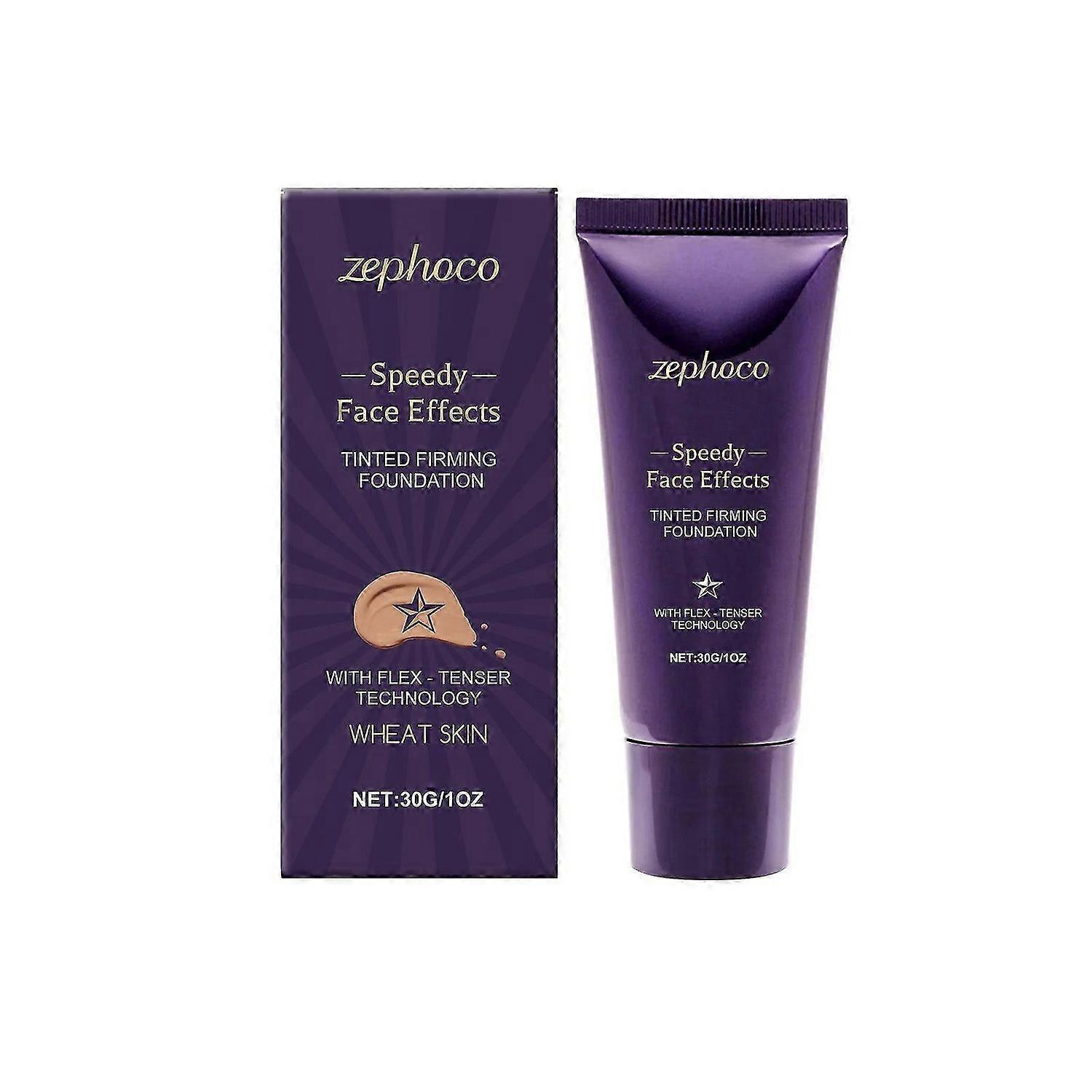 スピーディ フェイス エフェクト ティンテッド ファーミング ファンデーション- 防水 & 軽量 均一な肌色カバー シミさわやかでべたつかない