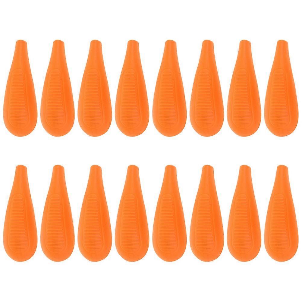 Plastic Hanger Shoulder Expander Pads 8 Pairs, Deformation Clothes Support for Suits, Sweaters, Shirts, Orange, Wardrobe & Travel Use