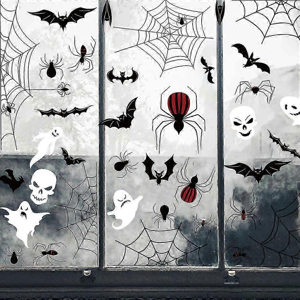 ハロウィーンウォールステッカー、静電ウィンドウグリルステッカー