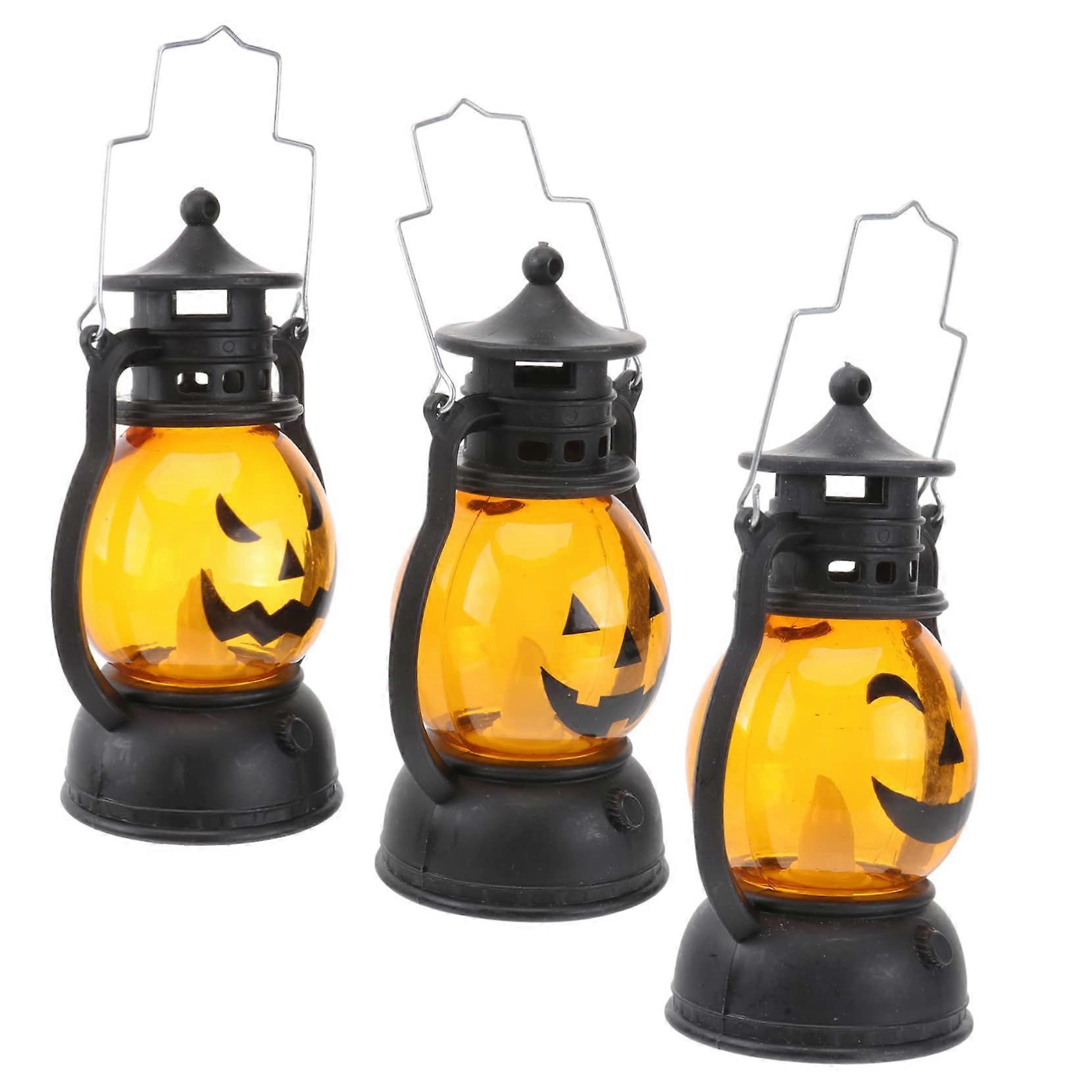 Halloween Pumpkin Skull Lantern Lights Table Decoration Night Light