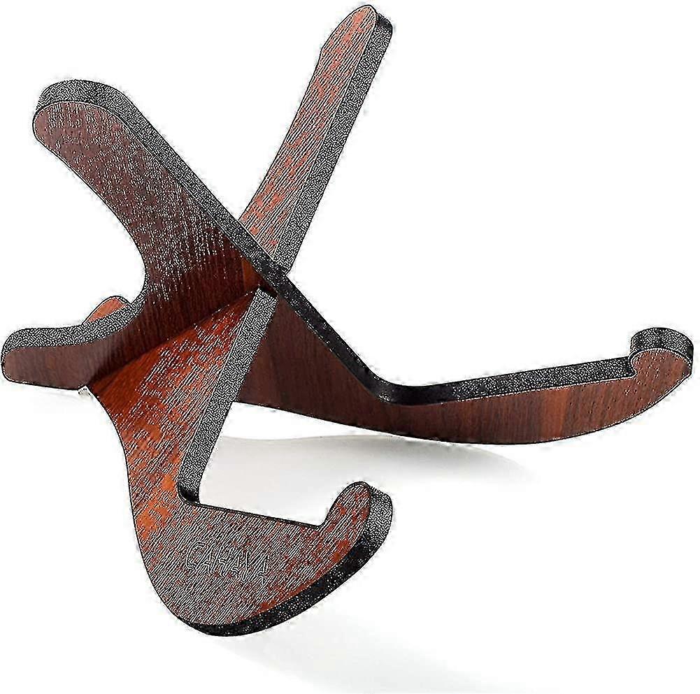 Trä akustisk gitarr stativ löstagbart musikinstrument med X