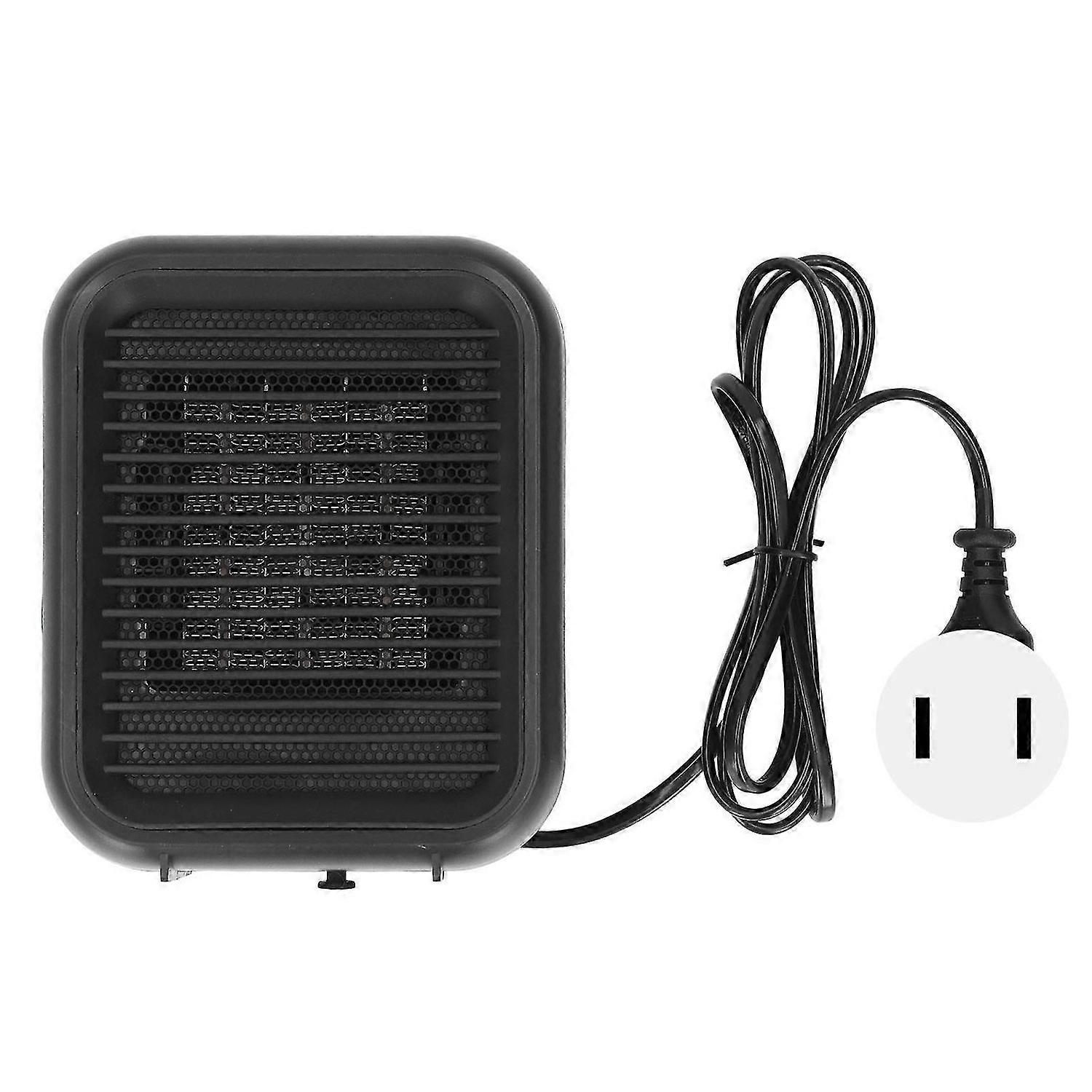 Portable Fan Heater 2 Level Adjustable 800W Quick Heating Mini Space Heater for Office Desktop US Plug AC 120V