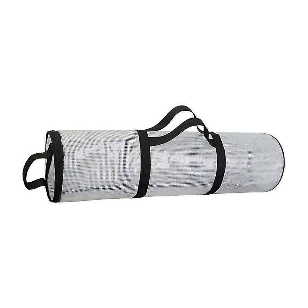 Storage Bag Soft Large Capacity PVC Ultra-thin Paper Storage Container Household Cast - White, Size: L