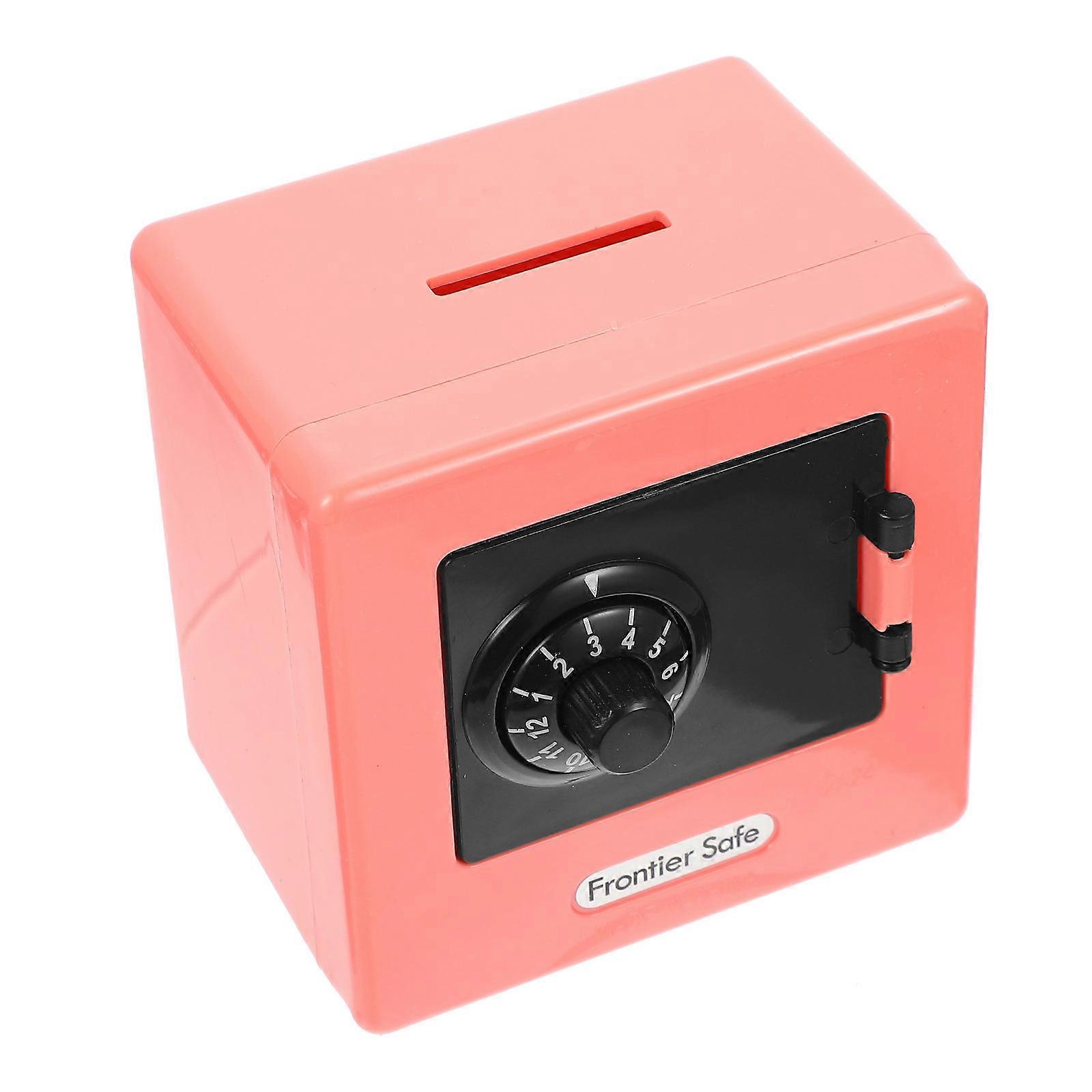 Children Safe Premium Plastic Mini Strongbox Money Strongbox Birthday present 3.4×3.4×3Inch 1Set