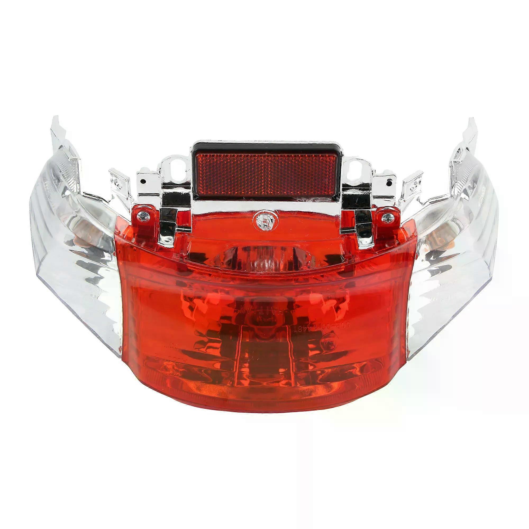 con Motorcycle LED Tail Light Rear Lamp Stop Reverse Indicator /Lights for GY6 50cc Tao Tao Coolsport Scooter Accessories