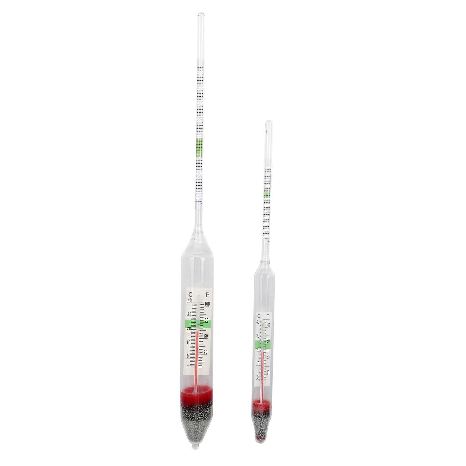 High Precision Hydrometer for Water Laboratories Measure Salt Level Glass 26.50X2.00X2.00CM 1Set