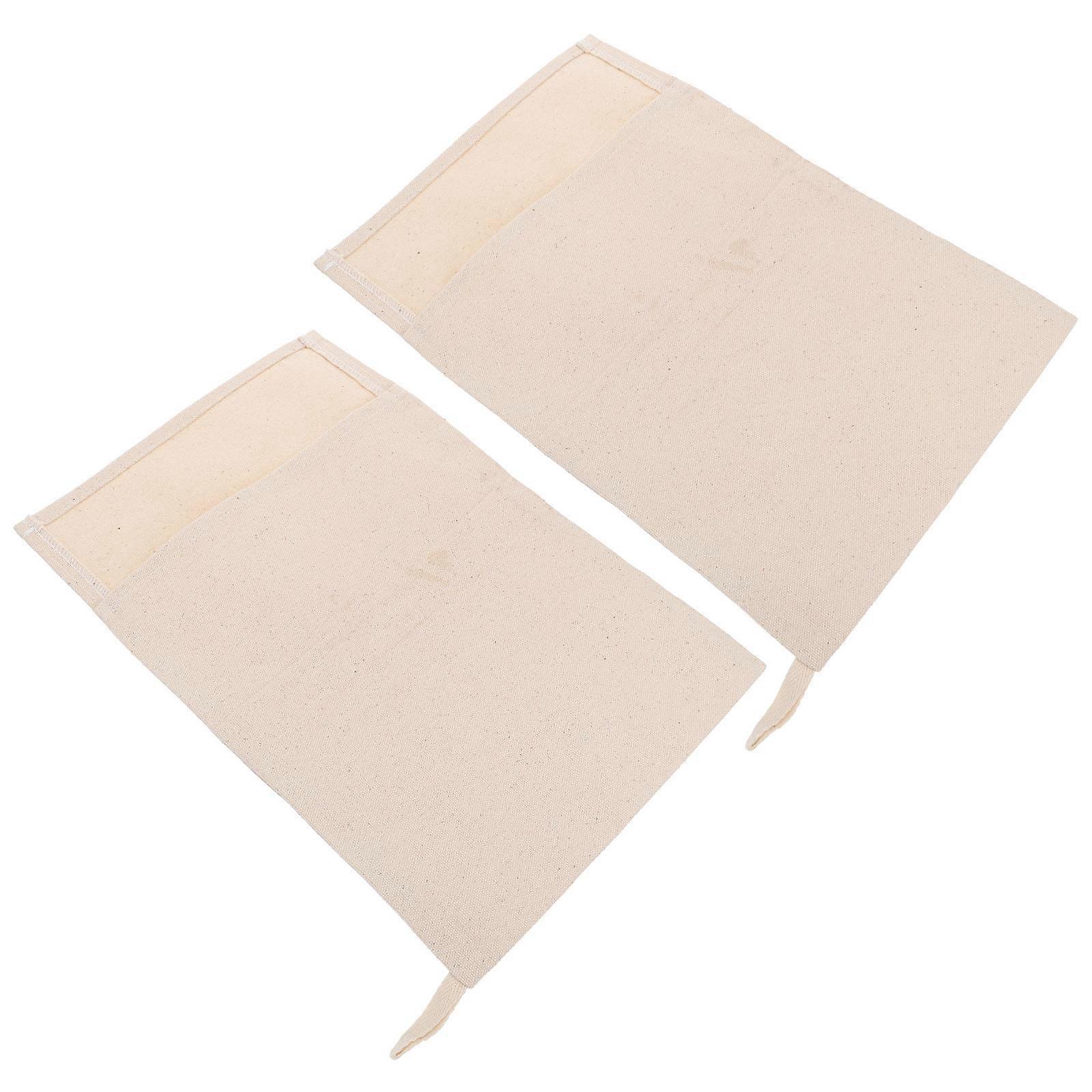 2pcs Canvas Crushed Ice Bags for Home Bar – Lightweight, Washable & Versatile Ice Packs for Crushed Ice Storage and Transport