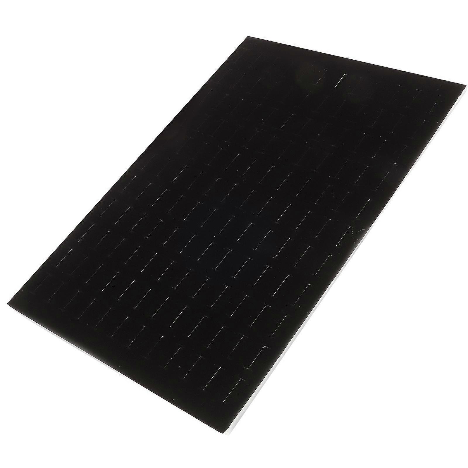 Jewelry Showcase Pads Rectangular Jewelry Sponge Insert Jewelry Display Store Display Black Simple Design 1Pack