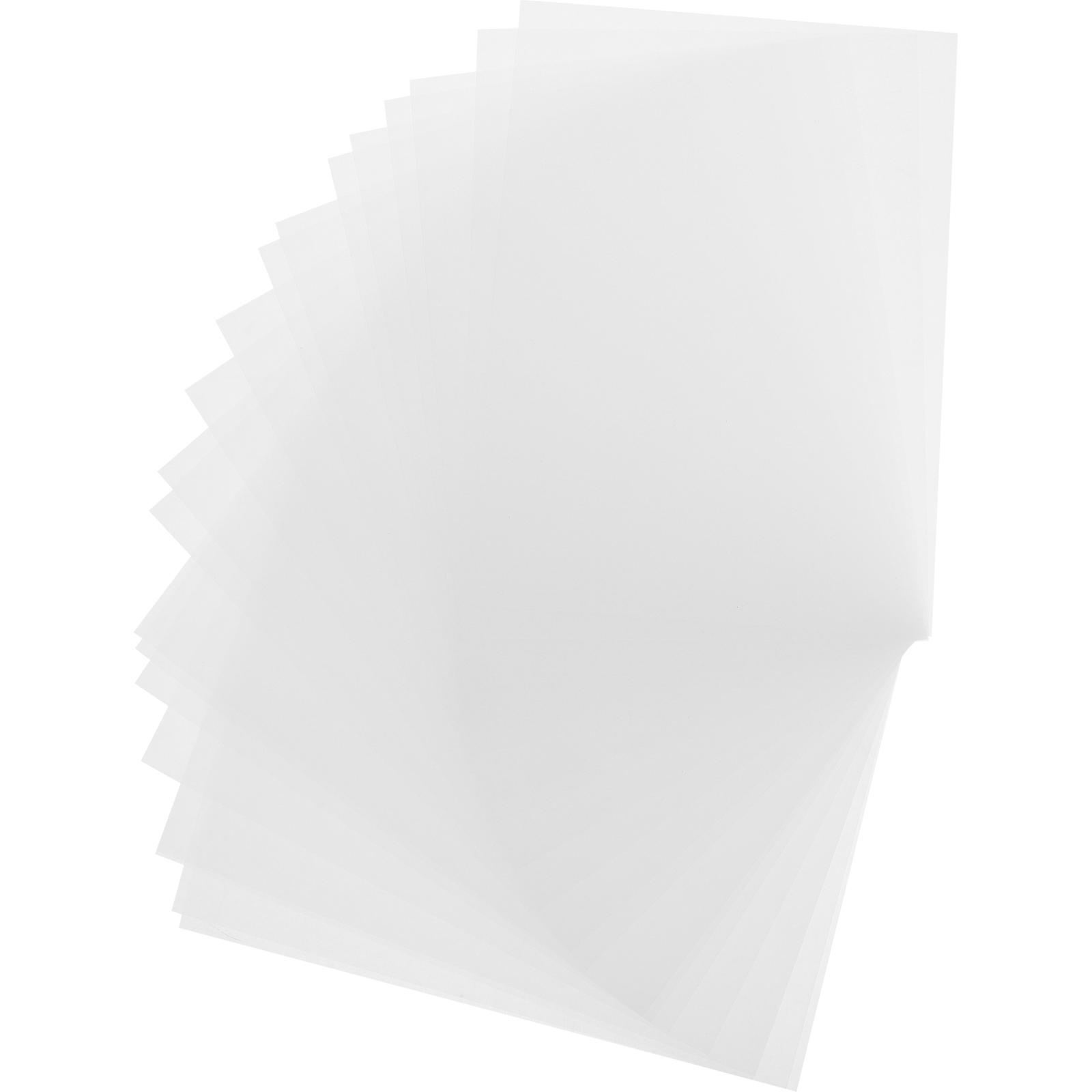 DIY Heat Shrink Paper Creative Shrink Film Rectangular .86X5.70in Keyring Making 20Sheets