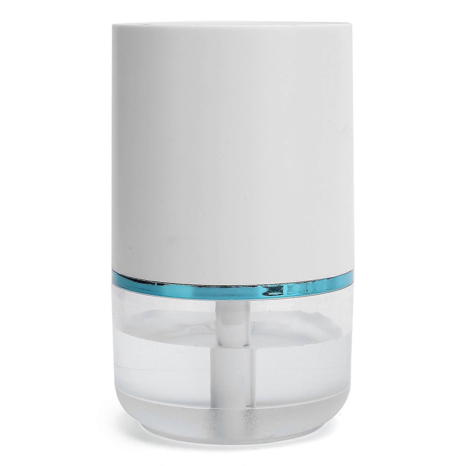 Ethanol Atomizer Cleaner FullAutomatic Induction Spray Sensor Dispenser for Home Office(White with Green Ring )