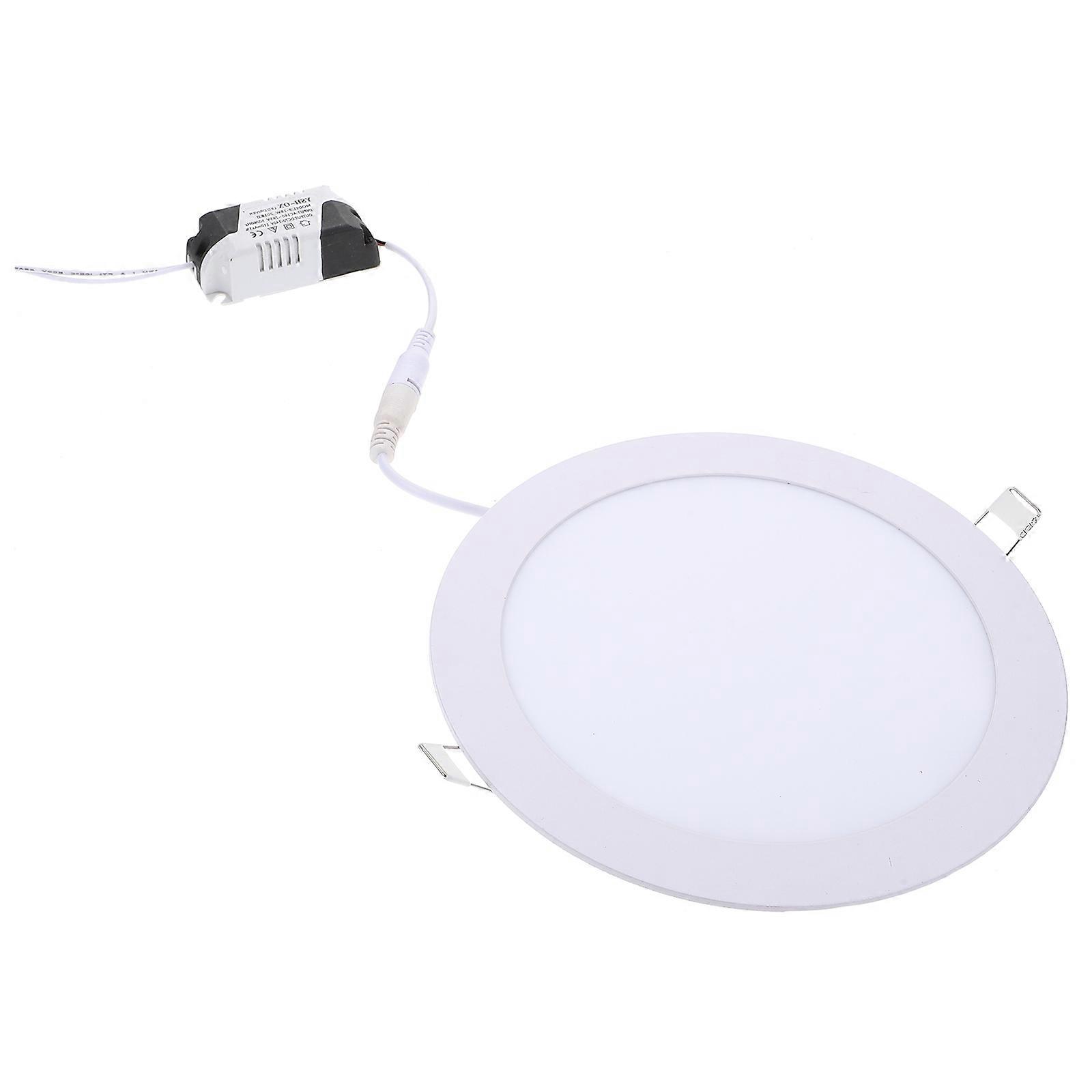 Dimmable LED Recessed Ceiling Light for Home Design Energy Saving White Round 12W