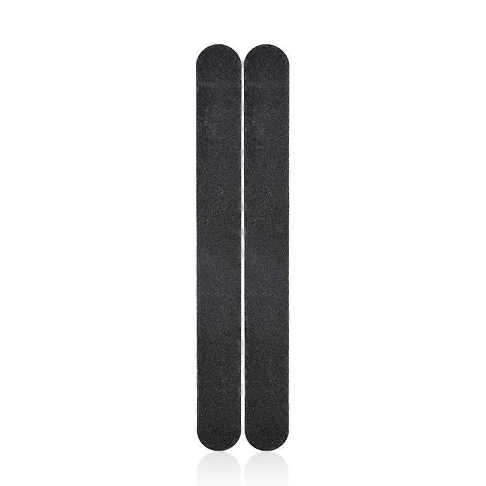 Double Side Nail Files Board Straight Files Professional Tools 1 Set Black