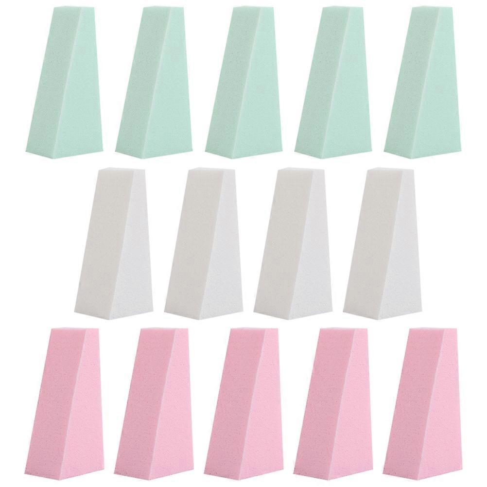 Makeup Sponge Puff for Foundation and Powder Assorted Color Portable and Easy to Clean for Daily Use 30 Pcs