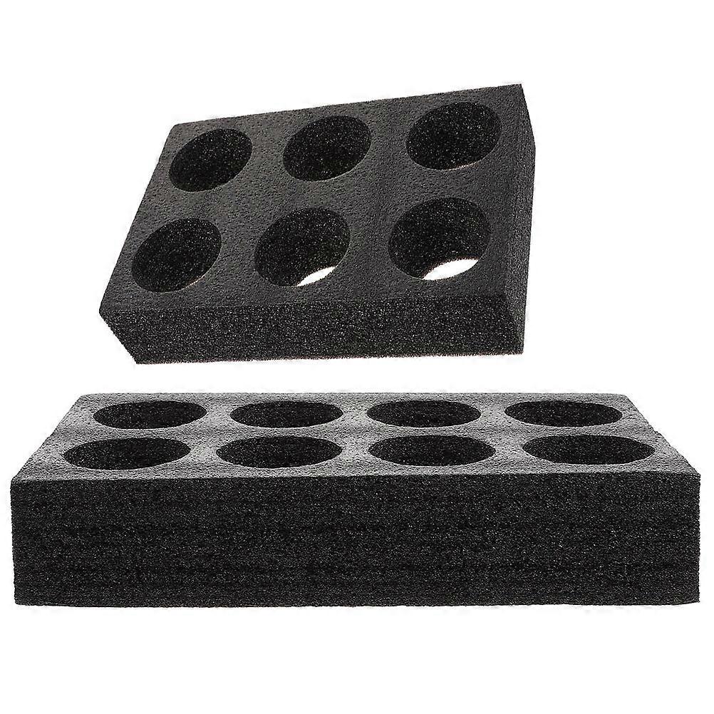 2pcs Pearl Beverage Carrier Trays for Coffee, Milk Tea & Drink Transport – Secure Cup Holder Takeout Tray Set