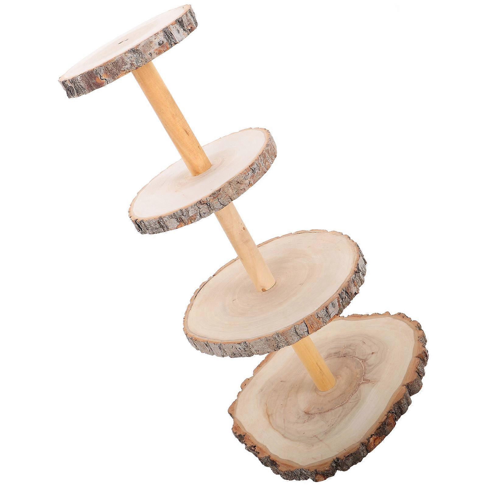 Round Cake Display Stand Multilayered Display Business Owners Event Planners 45.00X28.00X28.00CM 1Set