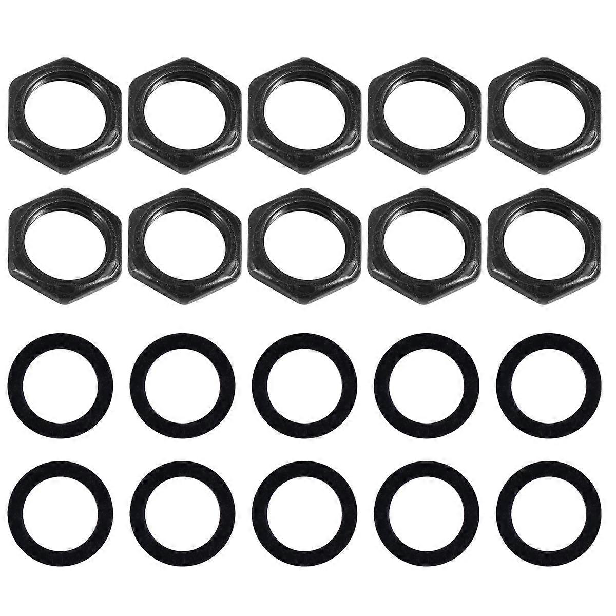 20pcs Guitar Nut Washers Durable Set for Electric Guitar and Bass String Fixing and Sound Enhancement