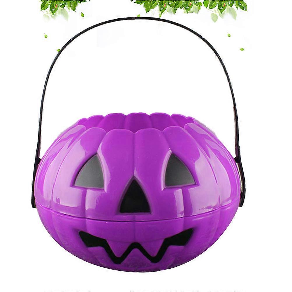 Pumpkin Bucket Halloween Decoration Plastic 17.5 X 14 X 20 Cm 1Pack