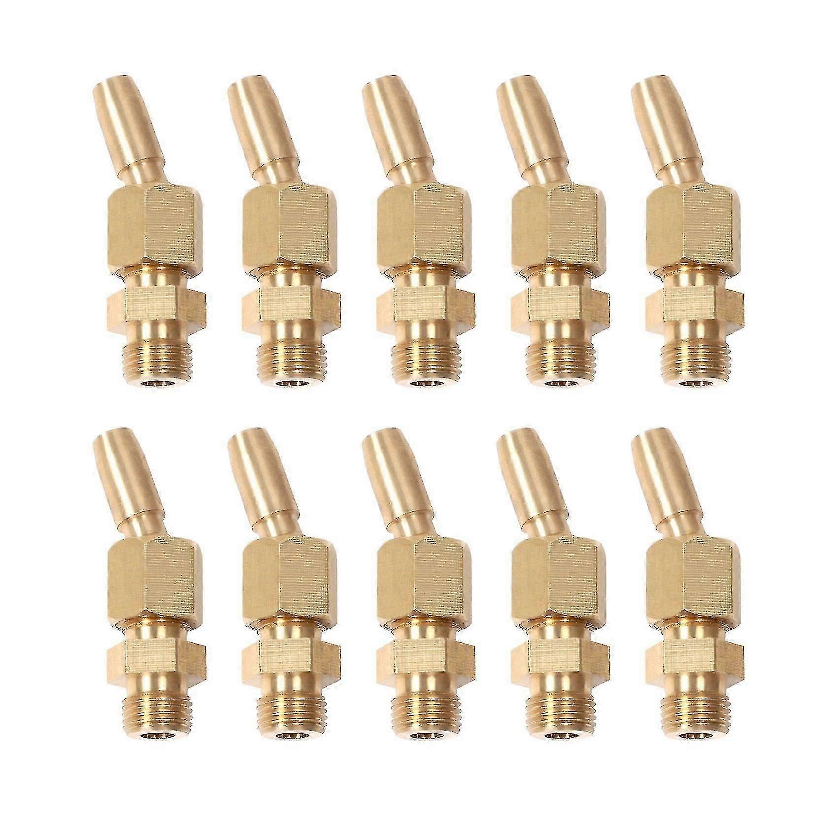 10 Stück 1/8 Zoll DN6 Messing sprudelnde Sprühwasserfontänendüsen