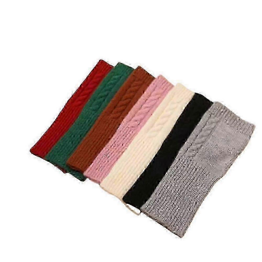 Winter Multicolor Cashmere Fingerless Gloves