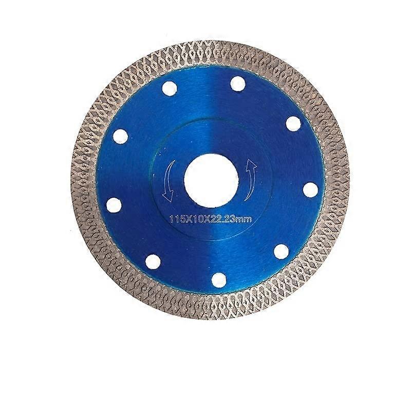 Diamond Saw Blade for Cutting Microcrystalline Stoneware Ceramic Tile, 105 x 10 x 1.2 x 22.23 mm Flange Mesh Wave Plate