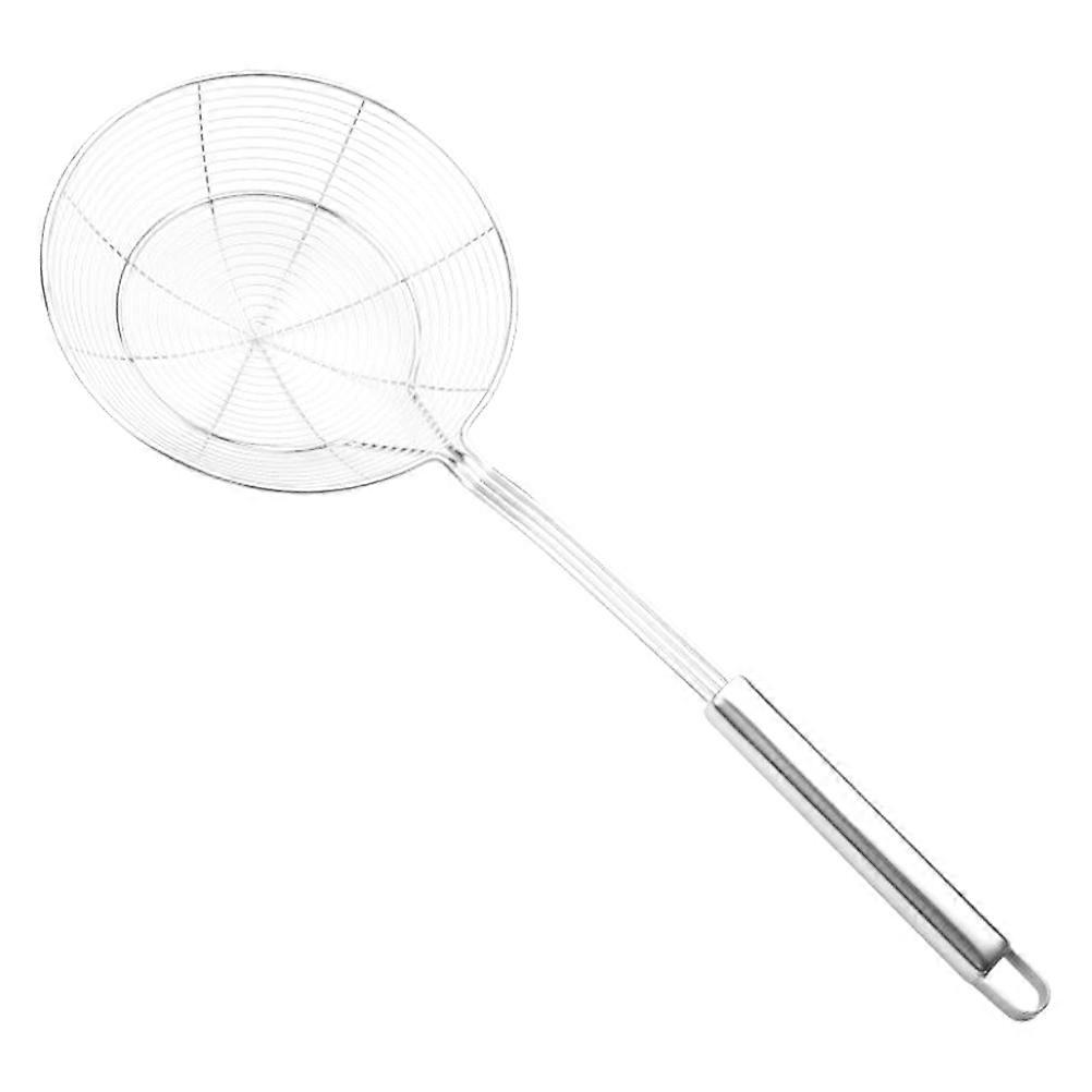 Silver Stainless Steel Filter Spoon for Kitchen Frying 1Pcs Colander