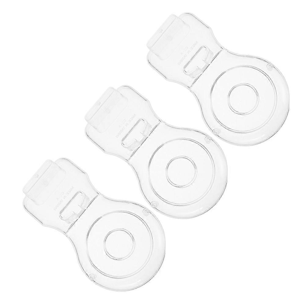 Cup Saucer Holder Multi-Functional Acrylic Transparent Elegant European Style For Cafes Display 3Pcs