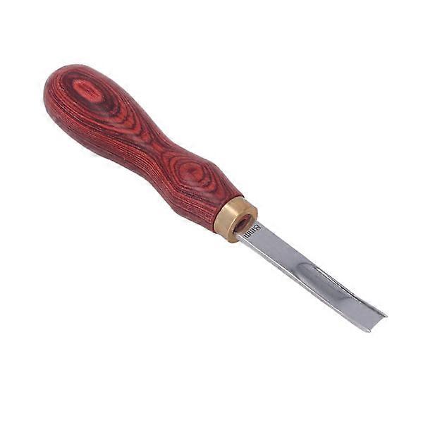 Leather Edger 8mm Wooden Handle Portable Lightweight DIY Leather Edge Edger Slicer Leather Tool