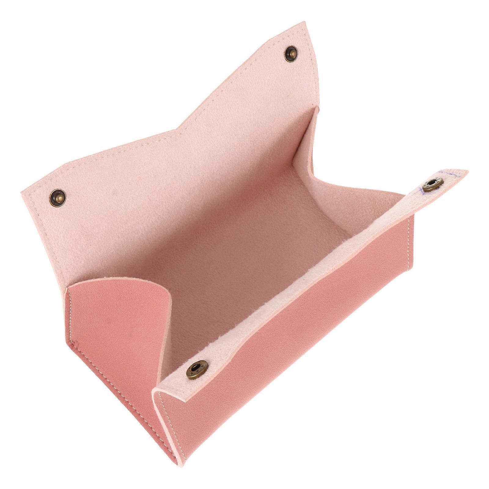 Pink Tissue Box for Storage Stylish and Lightweight Easy to Carry Multifunctional Paper